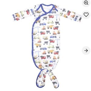 Copper pearl knotted gown